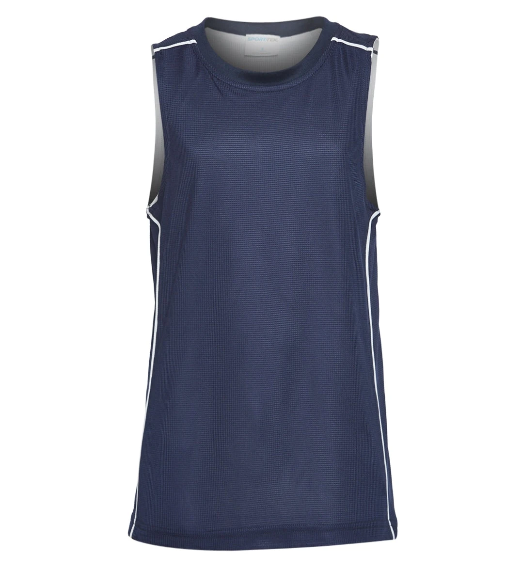 Boys' PosiCharge® Mesh Reversible Sleeveless Tee 1 Boys' PosiCharge® Mesh Reversible Sleeveless Tee