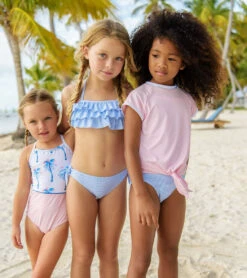 Girls' Pink Knot Front Rash Guard (Toddler, Little Kid, Big Kid) 5 Girls' Pink Knot Front Rash Guard (Toddler, Little Kid, Big Kid) -Roxy Zone 5665941258408 pink 3a