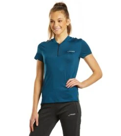 FINIS Women's Tech Polo -Roxy Zone 5666189213864 navy 5a