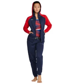 Speedo Women's Team Jacket 6 Speedo Women's Team Jacket -Roxy Zone 5666354102440 redwhiteblue 3a