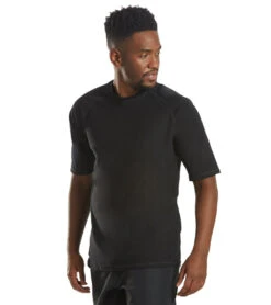 Unisex Short Sleeve Water Resistant Rashguard -Roxy Zone 5666647965864 black 5a