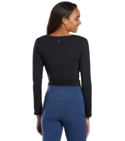 Studio To Street Layering Crop Wrap -Roxy Zone 5666703409320 black 3a