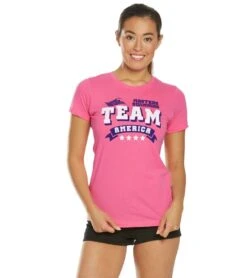 USMS Women's Team America Crew Neck Tee