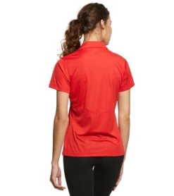 TYR Women's Alliance Tech Polo 7 TYR Women's Alliance Tech Polo -Roxy Zone 5667181363368 red 3a