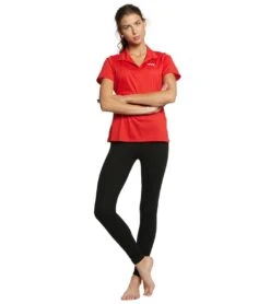 TYR Women's Alliance Tech Polo 8 TYR Women's Alliance Tech Polo -Roxy Zone 5667181363368 red 4a