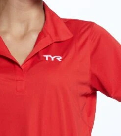 TYR Women's Alliance Tech Polo 9 TYR Women's Alliance Tech Polo -Roxy Zone 5667181363368 red 5a