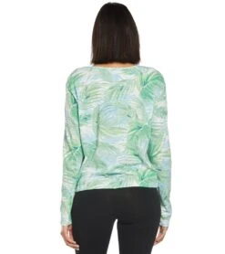 Lorena Long Sleeve Top -Roxy Zone 5667436986536 whitepalms 3a