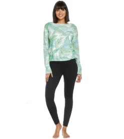 Lorena Long Sleeve Top -Roxy Zone 5667436986536 whitepalms 4a