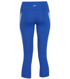 BROOKS Women's Greenlight Capri -Roxy Zone 5667539910824 deeplapisduskglacier 3a
