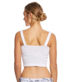 FREE PEOPLE Solid Rib Brami Yoga Crop Top -Roxy Zone 5668884611240 white 3a