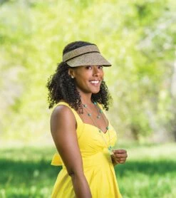 Women's Bianca Visor -Roxy Zone 5668930977960 black 4a