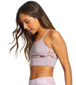 X Side Middy Yoga Sports Bra 6 X Side Middy Yoga Sports Bra -Roxy Zone 5669204951208 lavendermoon 3a