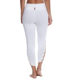 X Side Ankle Cotton Yoga Leggings -Roxy Zone 5669212356776 white 3a