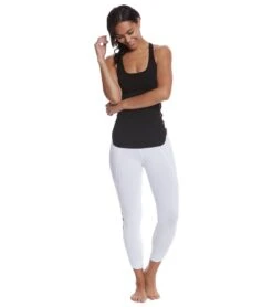 X Side Ankle Cotton Yoga Leggings -Roxy Zone 5669212356776 white 4a