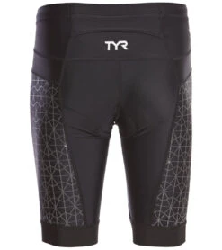 TYR Men's 9" Competitor Tri Short -Roxy Zone 5669476729000 blackblack 3a