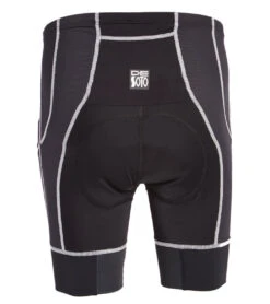 Men's 400 Mile Cycling Short -Roxy Zone 5669756993704 blackwhitestitch 3a