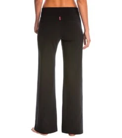 Contour Rolldown Wide Leg Yoga Pants -Roxy Zone 5669911199912 black 3a
