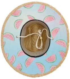 Kids' Watermelon Straw Hat 5 Kids' Watermelon Straw Hat -Roxy Zone 5678922760360 teastain 3a