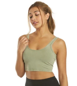FREE PEOPLE Hot Shot Yoga Cami -Roxy Zone 5847696834728 cargokhaki 5a