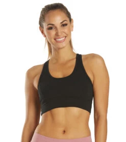 Scoop Mesh Back Yoga Bra