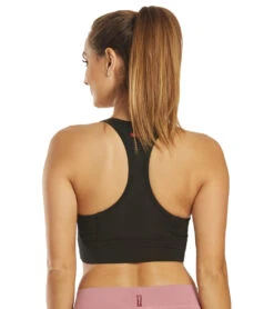 Scoop Mesh Back Yoga Bra -Roxy Zone 5990715326632 black 3a