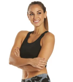 Midi Cutout Yoga Sports Bra -Roxy Zone 5990812614824 black 5a