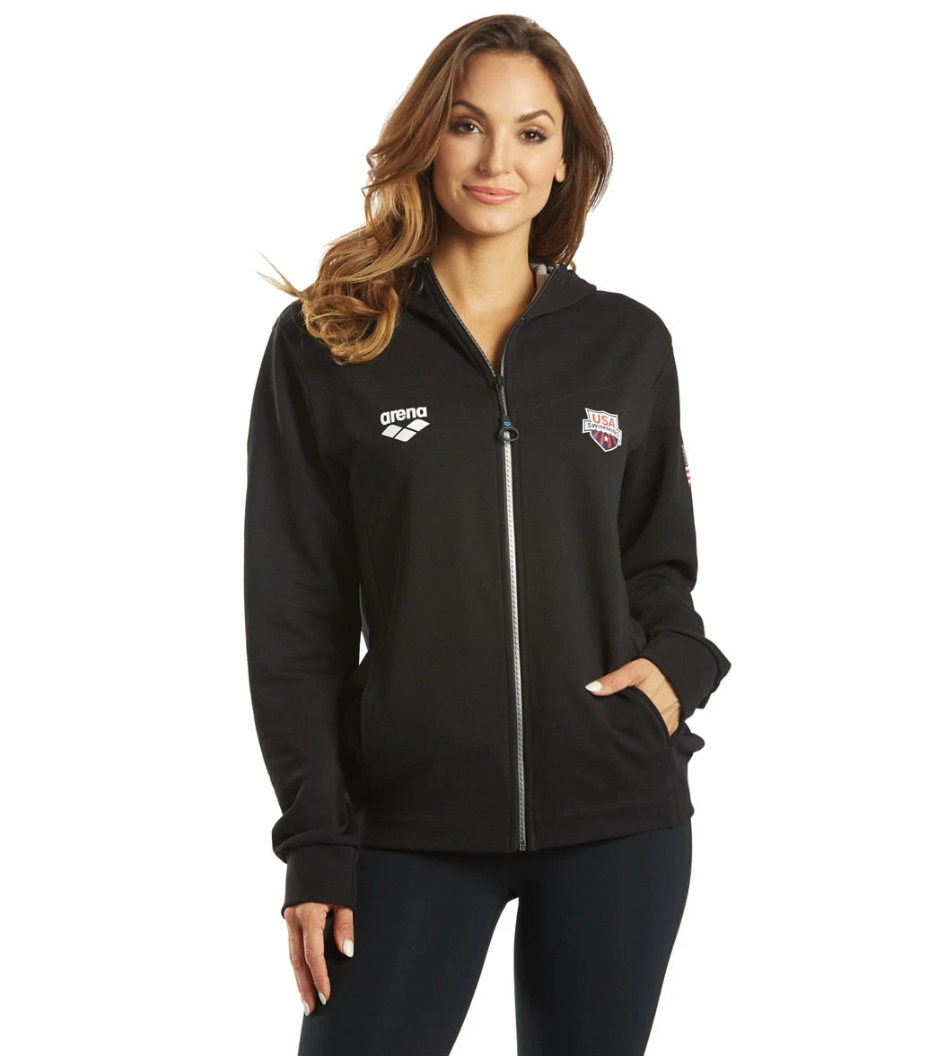 Arena Unisex OG Hooded Panel Front Zip Jacket 1 Arena Unisex OG Hooded Panel Front Zip Jacket