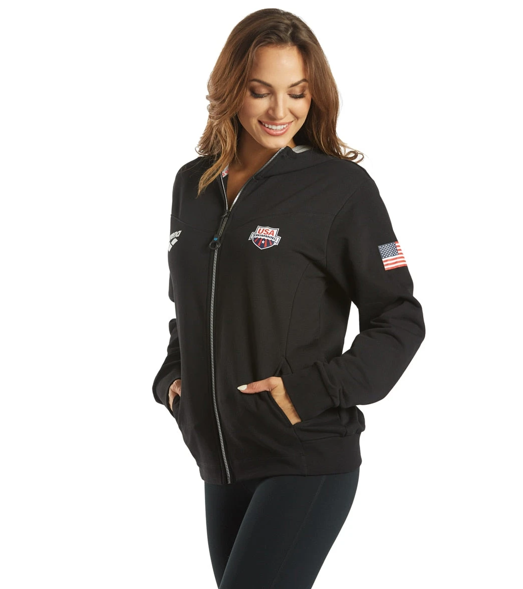 Arena Unisex OG Hooded Panel Front Zip Jacket 5 Arena Unisex OG Hooded Panel Front Zip Jacket - Image 5