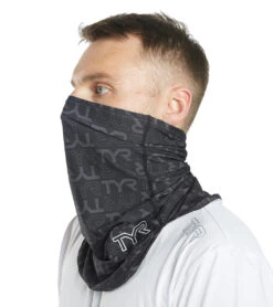 TYR Unisex Neck Gaiter -Roxy Zone 6696989687976 blkgrey 3a