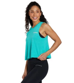 Spiritual Gangster Aloha Vibes Crop Tank -Roxy Zone 6761228239016 jgr 4a