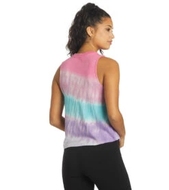 Spiritual Gangster Watercolor Crop Tank -Roxy Zone 6876817424552 watercolorwashtiedye 3a