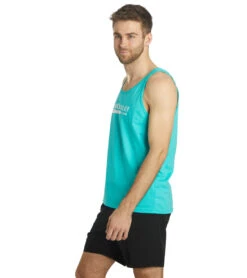 Limited Edition Men’s Tank Top -Roxy Zone 6919393247400 teal 5a
