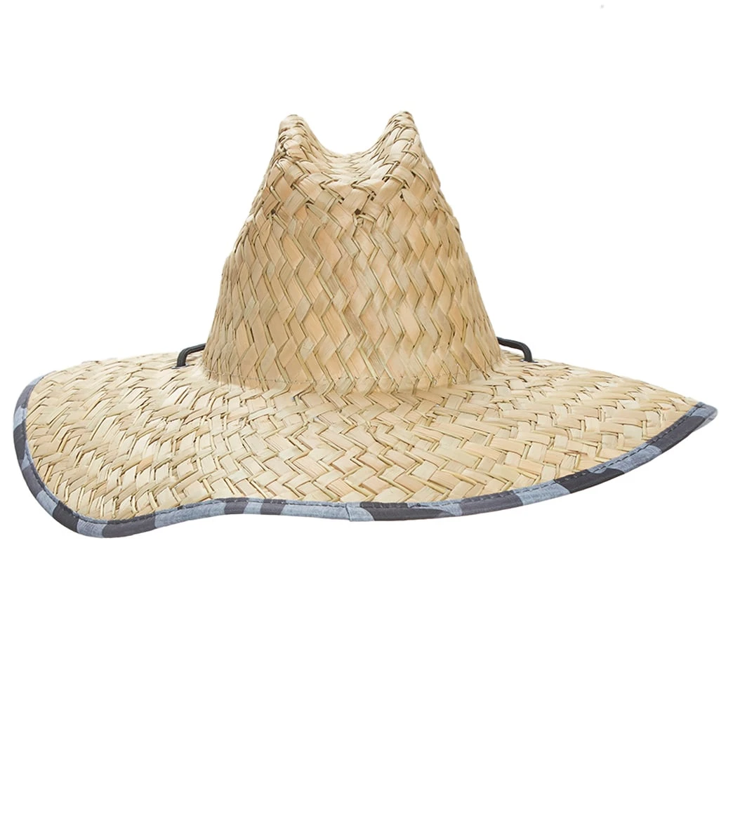 Xcel Unisex Sunset Point Straw Hat With Grey Camo Print 3 Xcel Unisex Sunset Point Straw Hat With Grey Camo Print - Image 3