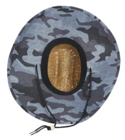 Xcel Unisex Sunset Point Straw Hat With Grey Camo Print 7 Xcel Unisex Sunset Point Straw Hat With Grey Camo Print -Roxy Zone 7088930914472 naturalgreycamo 4a