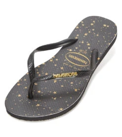 Havaianas Women's Slim Metallic Print Flip Flop