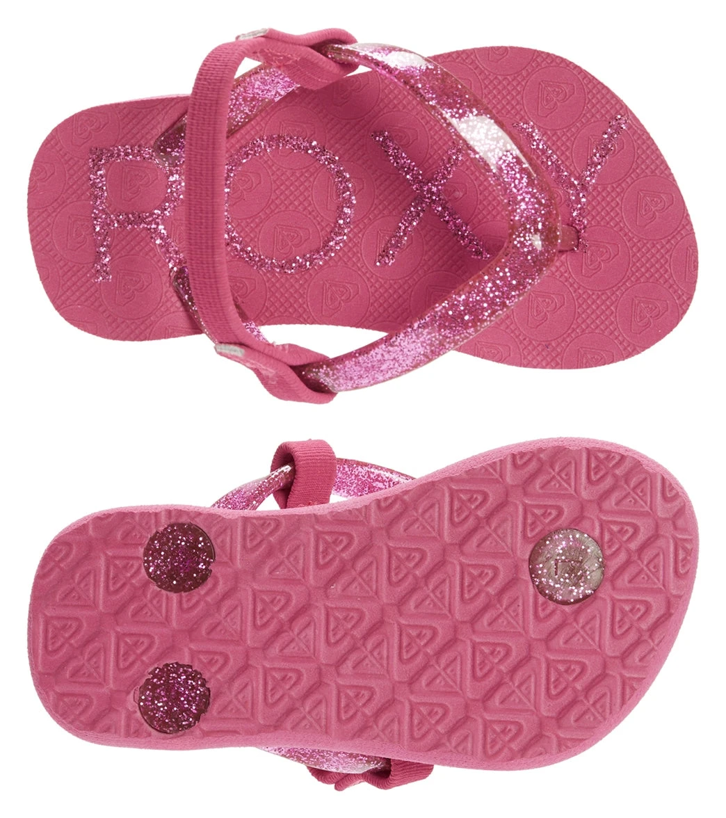 Roxy Girls' Viva Sparkle Sandal (Toddler) 4 Roxy Girls' Viva Sparkle Sandal (Toddler) - Image 4