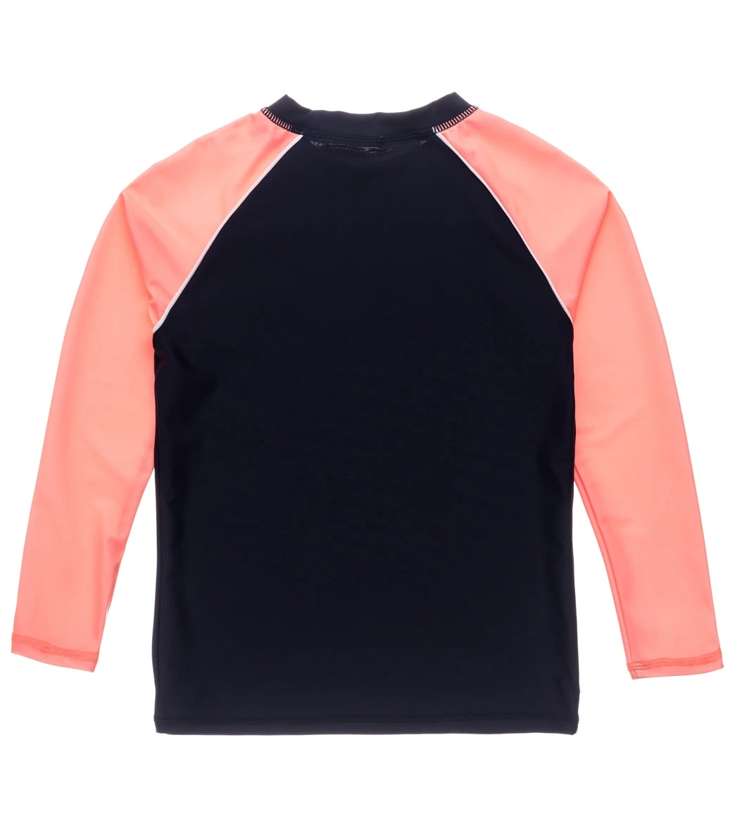 Boys' Surf School Navy Coral LS Rash Top (Toddler, Little Kid, Big Kid) 2 Boys' Surf School Navy Coral LS Rash Top (Toddler, Little Kid, Big Kid) - Image 2