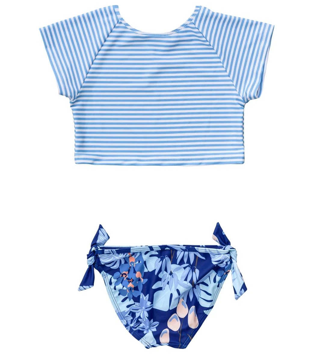 Girls' Mango Tango Sustainable Crop SS Rash Top Set (Little Kid, Big Kid) 2 Girls' Mango Tango Sustainable Crop SS Rash Top Set (Little Kid, Big Kid) - Image 2