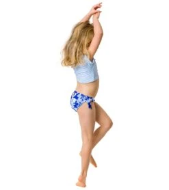 Girls' Mango Tango Sustainable Crop SS Rash Top Set (Little Kid, Big Kid) 12 Girls' Mango Tango Sustainable Crop SS Rash Top Set (Little Kid, Big Kid) -Roxy Zone 7217022271656 blue 6a