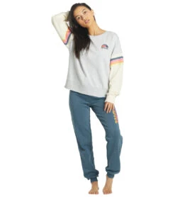 Rip Curl Women's Wave Shapers Trackpant -Roxy Zone 7222986047656 darkteal 4a