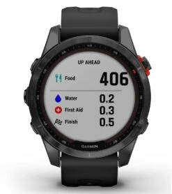 Garmin Fenix 7S Solar Slate Gray/Black Band -Roxy Zone 7289504661672 grayblack 8a