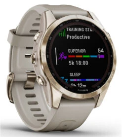 Garmin Fenix 7S Sapphire Solar Cream Gold Titanium/Light Sand Band 13 Garmin Fenix 7S Sapphire Solar Cream Gold Titanium/Light Sand Band -Roxy Zone 7289504759976 goldlightsand 3a
