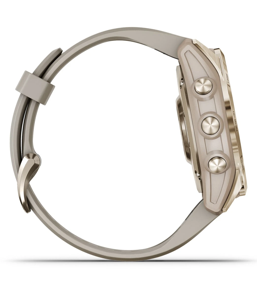 Garmin Fenix 7S Sapphire Solar Cream Gold Titanium/Light Sand Band 5 Garmin Fenix 7S Sapphire Solar Cream Gold Titanium/Light Sand Band - Image 5