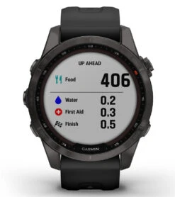 Garmin Fenix 7S Sapphire Solar Carbon Gray DLC Titanium/Black Band -Roxy Zone 7289504858280 carbongrayblack 8a