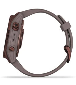 Garmin Fenix 7S Sapphire Solar Dark Bronze Titanium/Shale Gray Band -Roxy Zone 7289504923816 bronzegray 11a
