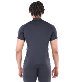 Level Six Men's 0.5mm Jericho Short Sleeve Neoprene Rashguard -Roxy Zone 7363717464232 blackheather 3a