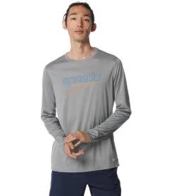 Speedo Men's Graphic Long Sleeve Swim Shirt