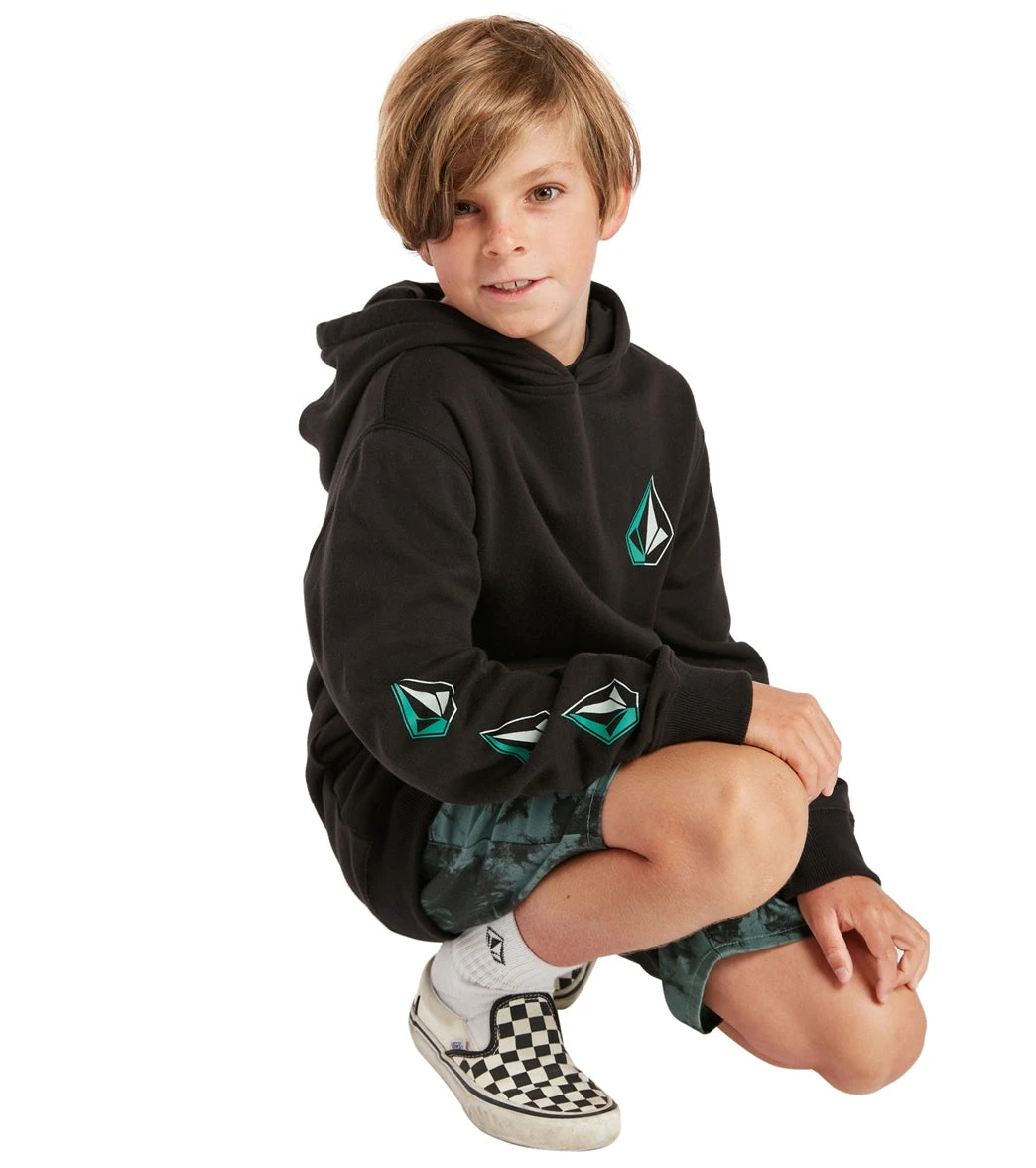 Volcom Boys' Iconic Stone Pullover Sweatshirt 2 Volcom Boys' Iconic Stone Pullover Sweatshirt - Image 2