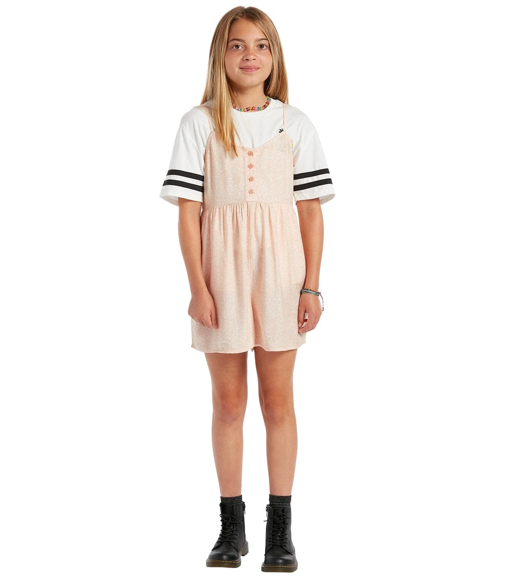 Volcom Girls' Static Bloom Romper (Little Kid, Big Kid) 1 Volcom Girls' Static Bloom Romper (Little Kid, Big Kid)