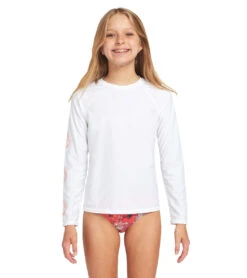 Volcom Girls' Simply Core Long Sleeve Rash Guard (Little Kid, Big Kid)